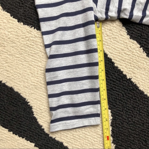 Grey and blue stripe Cotton Dress, LLBean, sz LPc - Picture 7 of 10